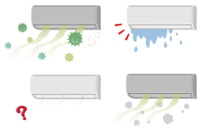 エアコンが汚れたままだとどうなる？